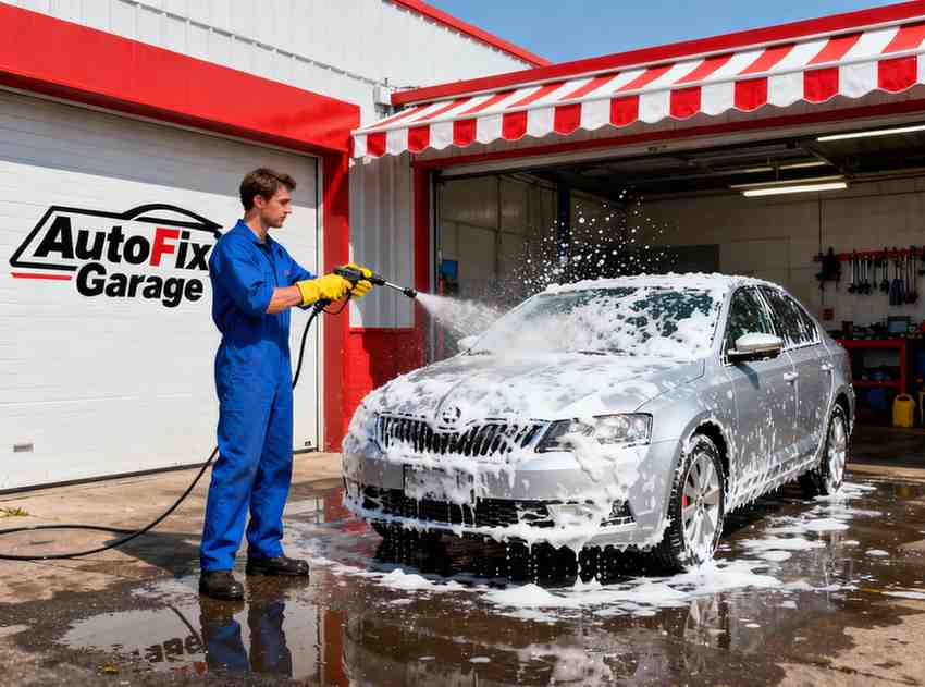 Car washing center in solapur	